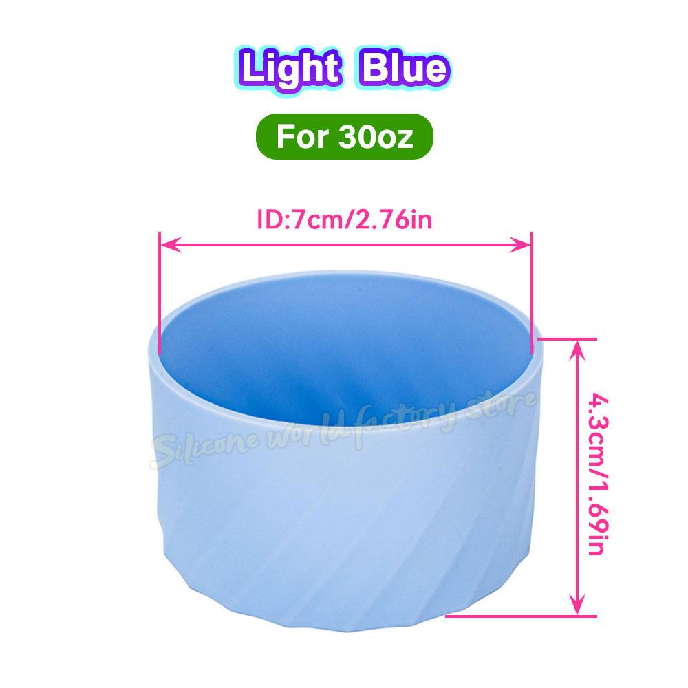 Силиконовый чехол на дно чашки SW 40 унций/30 унций для тамблера Stanley Adventure Quencher, для бутылки для воды IceFlow с откидной соломинкой, рукав 7,5/7 см