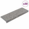 VidaXL Stair Treads 30 Pieces 65 X 21 X 4 Cm Grey Rectangular Edge 3365825