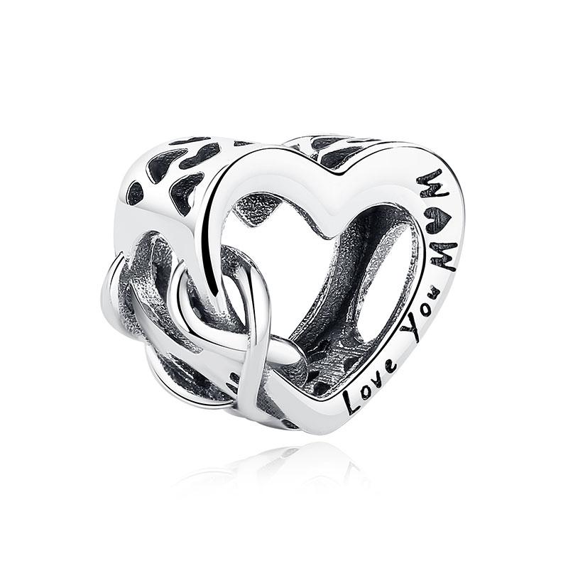 Original Charms Family Boy Girl Love Mom Friend Beads Fit Pan Brand Bracelets Necklaces Jewelry For Women