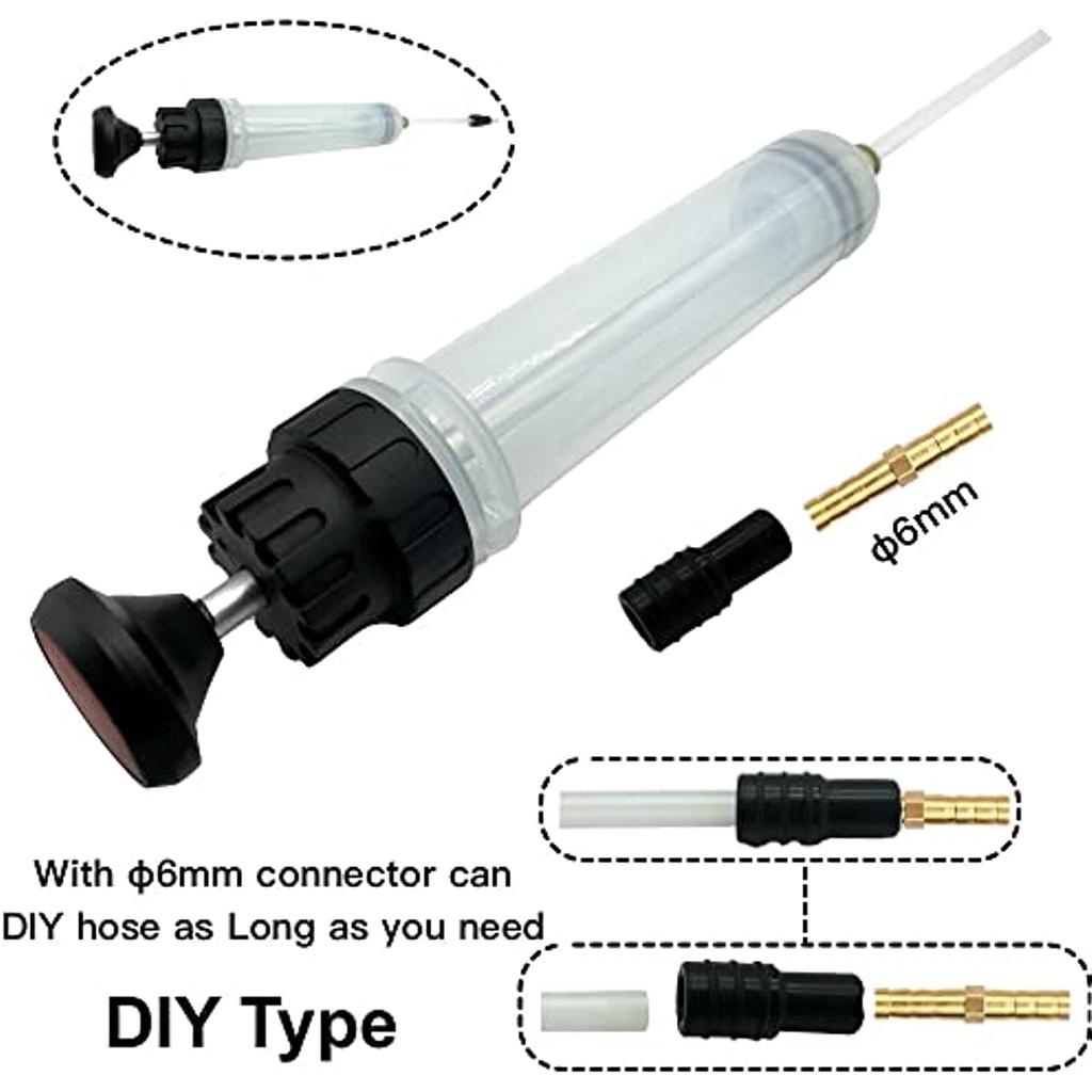 Ручной насос Пистолет для откачки масла Шприц для замены жидкости 200 мл-3 Тип Совершенно новый всасывающий насос с усиленным всасыванием - для заднего моста трансмиссии двигателя