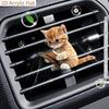 Автомобильный дефлектор Милый кот Ароматерапия Освежитель воздуха Зажим Автомобильный Элегантный Дезодорант Свежие Аксессуары Долговечный Салон