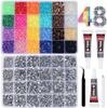 Набор желе-смолы AB-цвета на 31 и 48 ячеек для DIY-дизайна ногтей, одежды и чехлов для телефонов.
