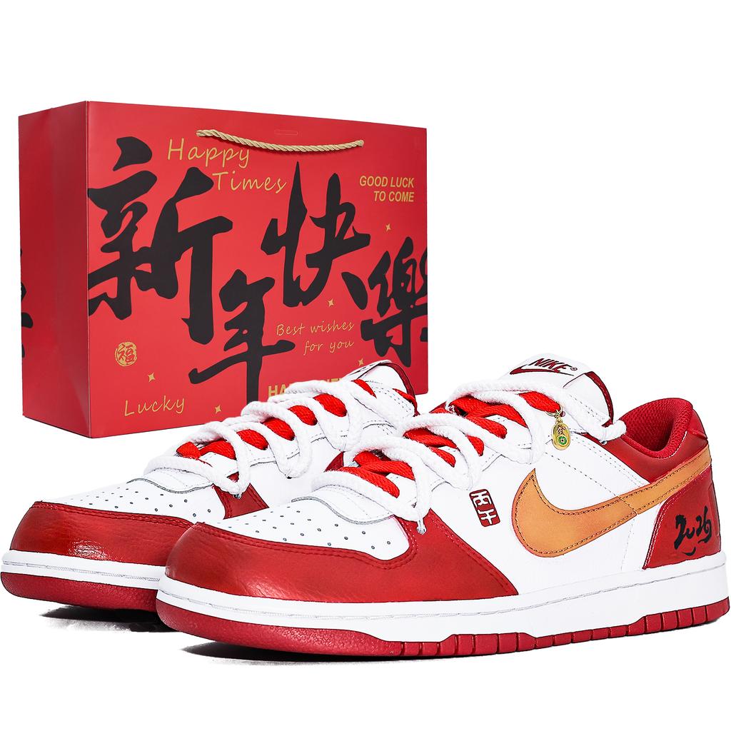 Nike Big Cushioning Abrasion Resistant Breathable Cushioning Abrasion Resistant Breathable Low top Skateboard Shoes 355152-150(Team631-BAG)