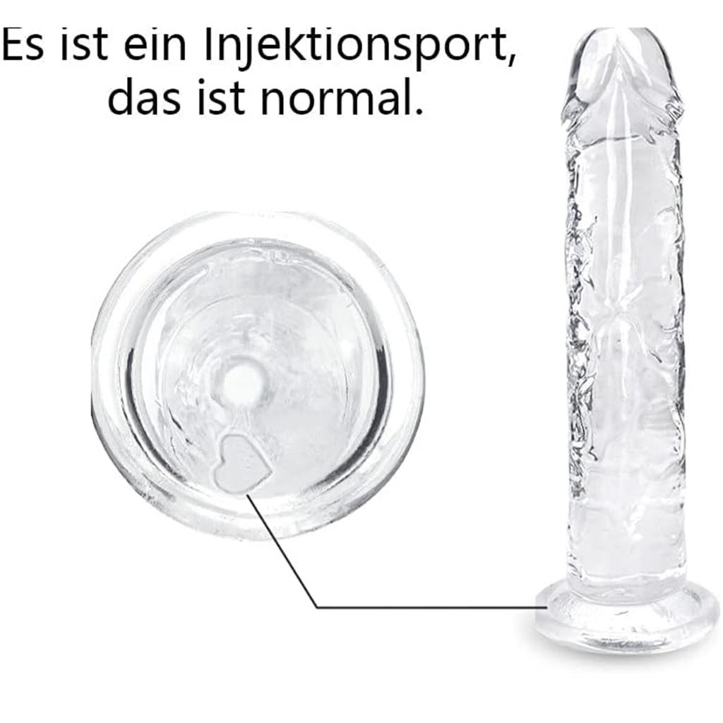 Реалистичный мягкий фаллоимитатор для женщин: Секс-игрушка длиной 18 см для начинающих с желеобразной текстурой и основанием на присоске, идеальная секс-игрушка для взрослых для женских пар