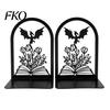 Edge Bookends 1 Pair Metal Dragon Bookends, Fantasy Castle Decorative Book Ends Accessories for Shelves, Heavy Duty Gothic Holders Home Office Library