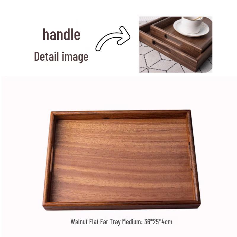 Japanese Style Flat Handle Serving Tray