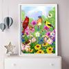 Diamond Embroidery Complet Kit Bird Diamond Painting Full Round Arrival Flower Rhinestone Picture