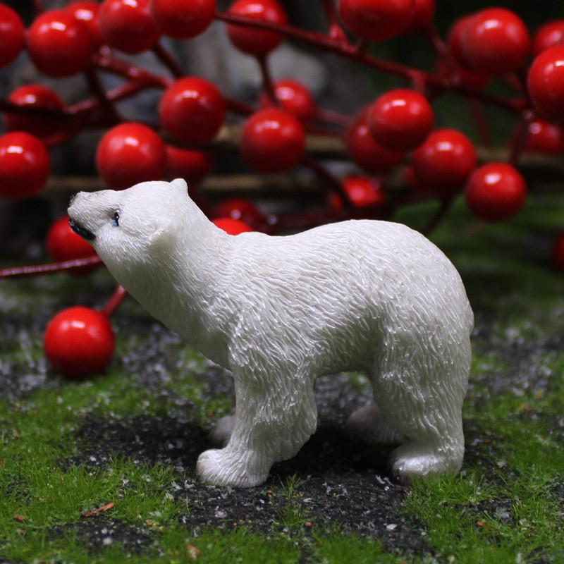 Bear Resin Arctic Garden Miniature With Cute Animal Design For Home Gifts Decor