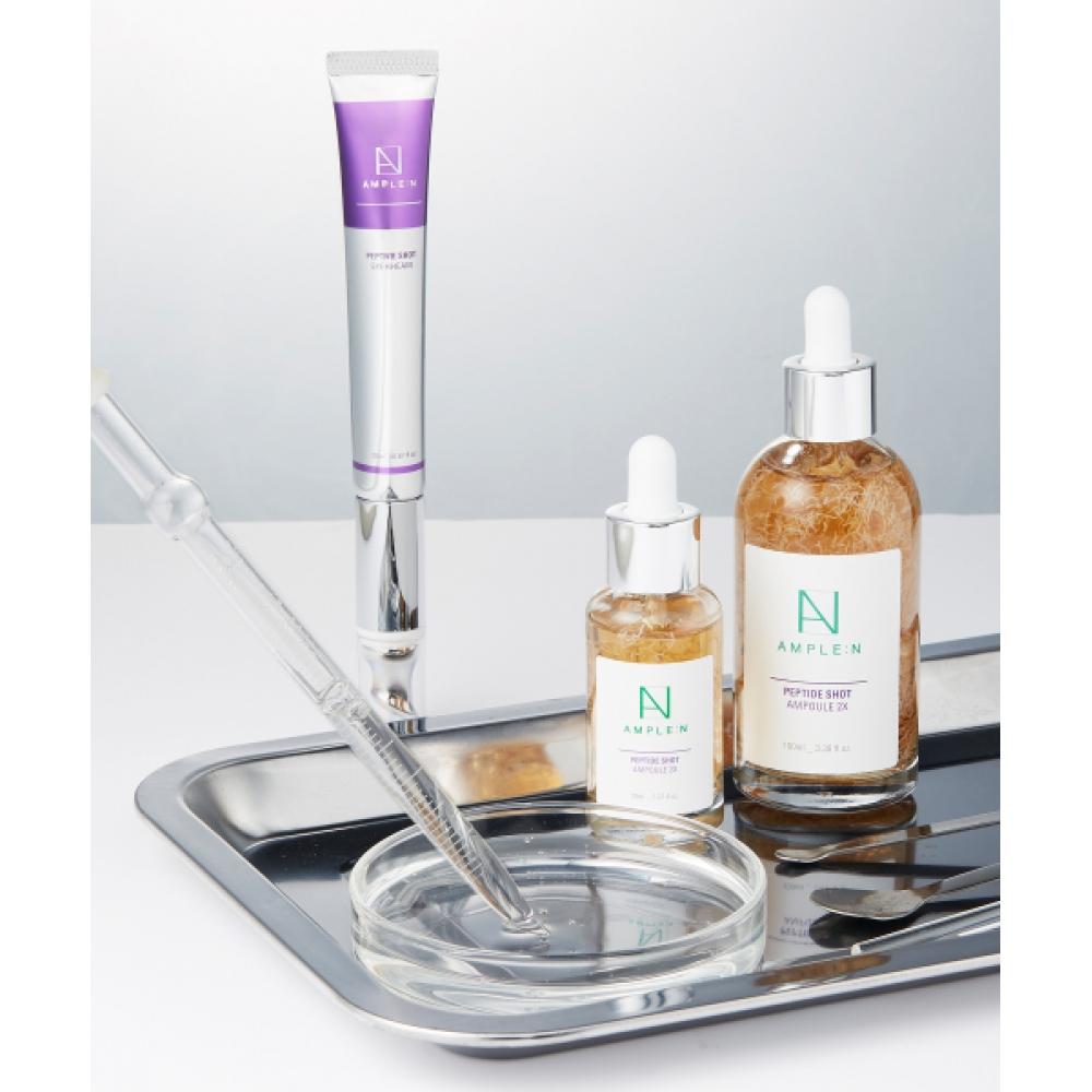 Amplen Peptide Shot Ультратонкий вибрирующий крем для глаз с ретинолом и кофеином 20 мл