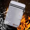 Fireproof Bag Double Pocket Zipper File Bags Safe Bag Portable Waterproof File Bags Folder Cash Bag Fireproof Money Bag