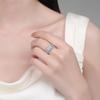Exquisite Evil Eye Luxury Light Luxury Ring 1ct Women Moissanite PT950 Platinum Fine Texture, Comfortable & Secure