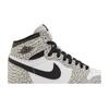 Air Jordan 1 Retro High OG Grade School 'White Cement' (Unisex) Tech Grey / Muslin / Black / White Kids' Basketball Shoes FD1437 052