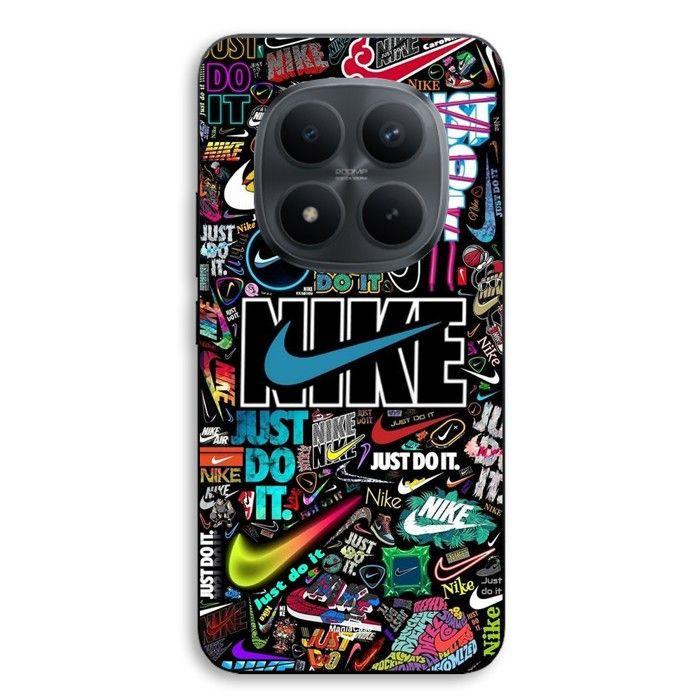 Coque de téléphone - MANIACASE - Xiaomi Redmi Note 15 Pro Plus 5G - Silicone TPU - Nike Air coloré - Noir