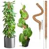 Натуральный Гибкий Кокосовый Моховый Стебель DIY Настраиваемая Опора для Растений для Монстеры Потоса Садовый Декор для Дома Садовые Аксессуары