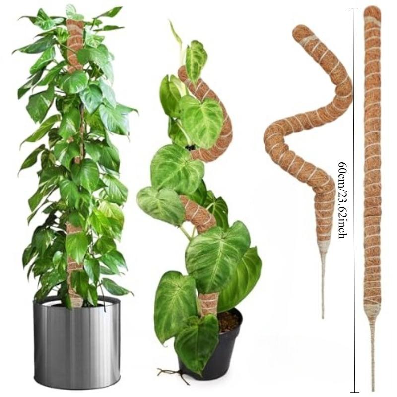 Large Artificial Palm Climbing Coir Pole Gardening Coconut Stick for Climbing Plants Vines and Creepers Plant Home Garden Decor