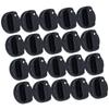 20PCS 8mm Universal Kitchen Range Control Knob ABS for Gas Stove Microwave Oven Water Heater