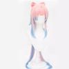 Professional  Genshin Impact Cosplay Kokomi Cosplay Wig 120cm Pink Mixed Blue Heat Resistant Synthetic Hair Game Anime Cosplay Wigs + Wig Cap