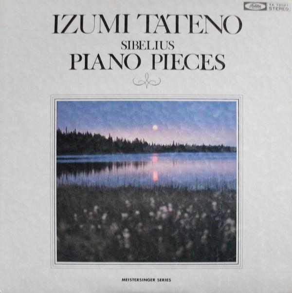 LP Record IZUMI TATENO Sibelius Piano Pieces TA72021 TOSHIBA Japan Classical Used