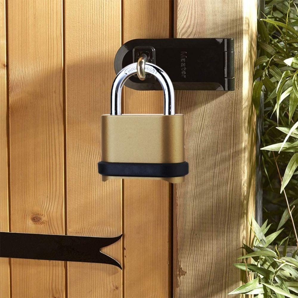 Waterproof Combination Padlock Zinc Alloy Security Padlock Smart Code Lock Fence Door Warehouse