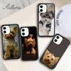 Чехол для телефона со щенком йоркширского терьера для iPhone 11 12 13 14 Pro Max mini X XR XS SE 2020 6S 7 8 Plus Samsung S21 S22