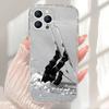 Чехол для телефона Snow Snowboard Ski для iPhone 17,16,15,14,13,12,11 Pro,Max,Plus,X,XS,XR,SE4,E Mini Прозрачный Мягкий Чехол