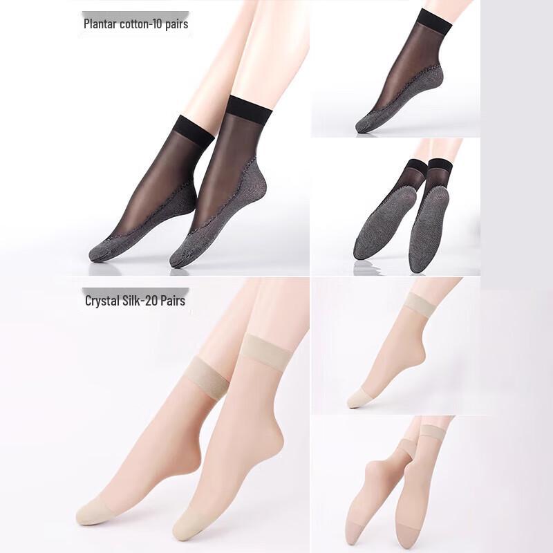 Женские ультратонкие нескользящие короткие носки