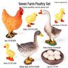 Cognitive Animal Model Toy: Dairy Cow, Buffalo, Yellow Cattle, Rhinoceros, Simmental Bull
