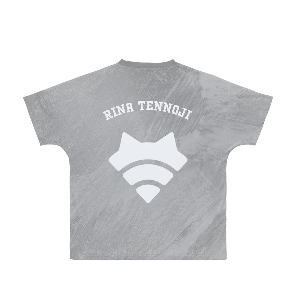 Love Nijigasaki Academy School Idol Club Rina Tennoji Ani Art Полная графика унисекс XS Размер Live! Футболка