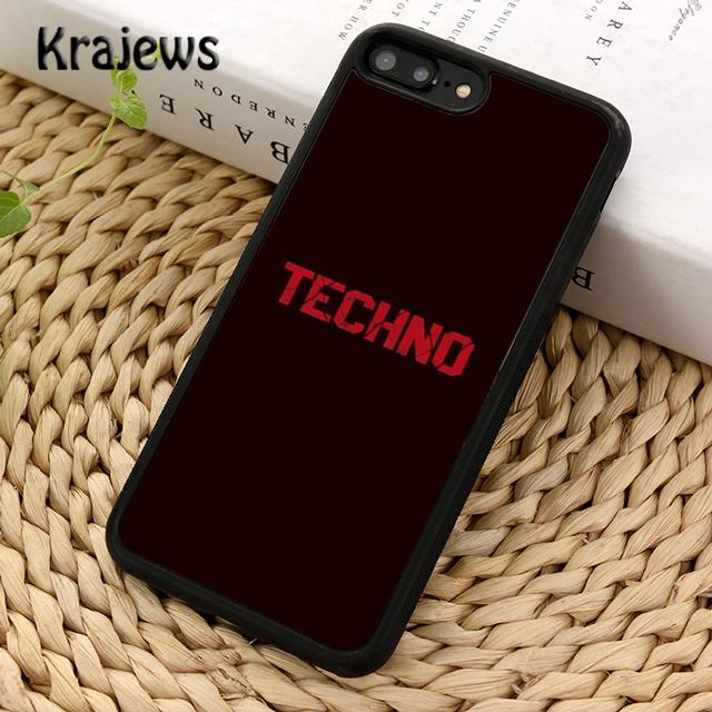 Krajews Любовь Техно Музыка Цитаты Чехол для Телефона Обложка Для iPhone 17 Air 16 15 14 plus 12 13 pro max coque Fundas
