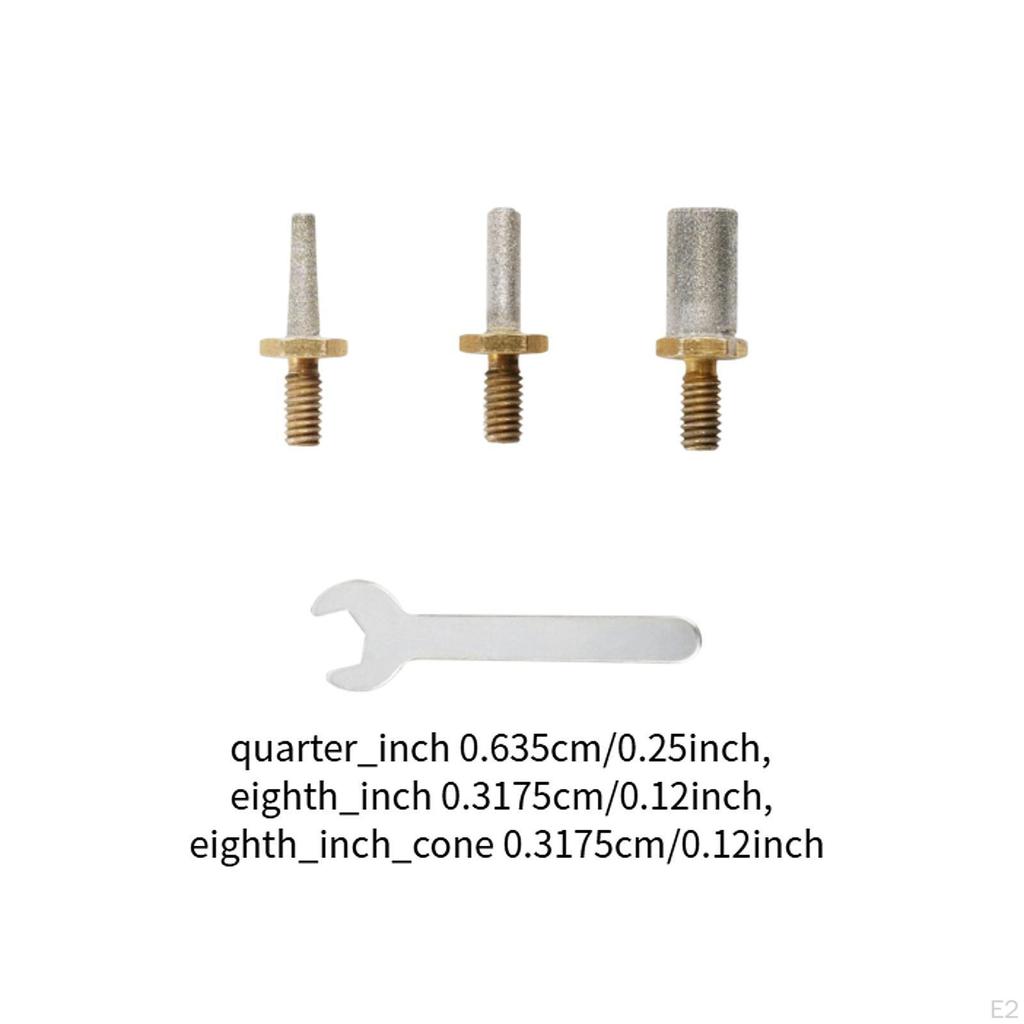 Стеклянная алмазная шлифовальная головка с гаечным ключом, простая установка шлифовального круга