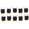 10Pcs Mute Button 6*6*7.3Mm Silent Switch Micro Mouse Button Switch