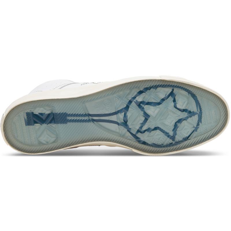 Converse One Star Academy Pro Высокие спортивные противоскользящие амортизирующие высокие кеды Унисекс Чисто белый