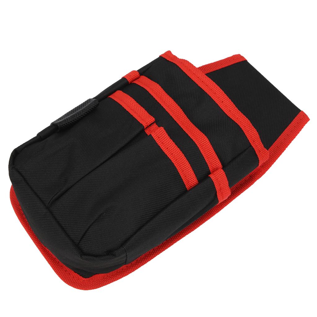 Hardware Tool Bag MultiFunctional Hardware Pouch Container Organizer Storage Bag(Red )