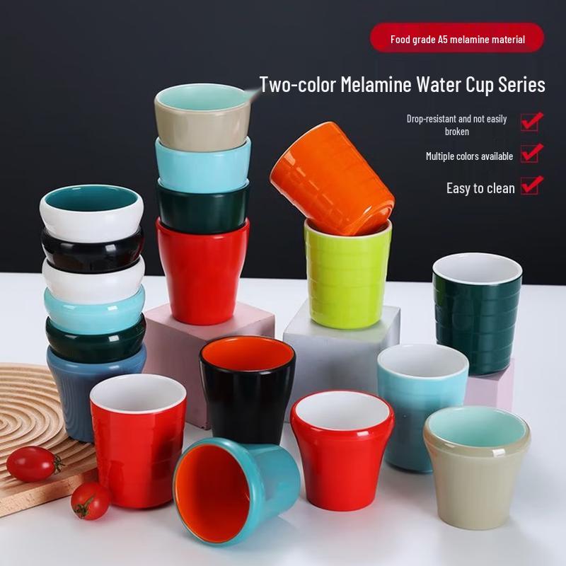 Taisun Two-Tone Melamine Anti-Fall Cup