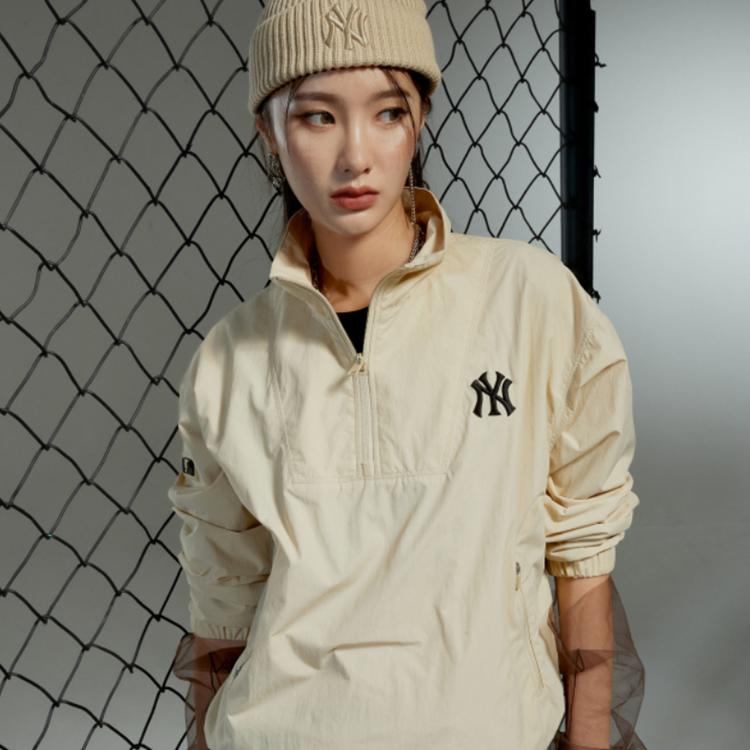 Новые женские куртки MLB New York Yankees цвета хаки 3FWJ20014-50BGS