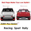 Красные брызговики для Mitsubishi lancer Evolution EVO X 4 5 6 7 8 9 ix Outlander Sport WRC Mirage, брызговики, брызговики