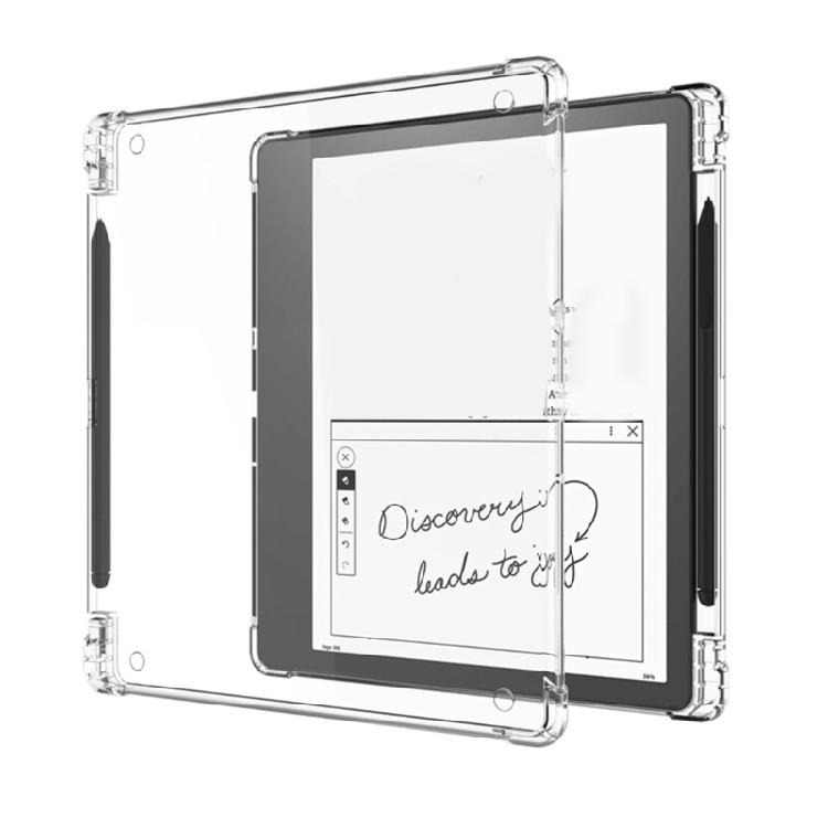Прозрачный силиконовый TPU чехол для Scribe 10.2 дюйма 2022/2024 с держателем для стилуса и защитой от царапин Airbag
