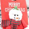New Christmas Fabric Door Hanging Banner Long Leg Santa Claus Snowman Elk Doll Xmas Mall Window Decir Merry Christmas Ornaments