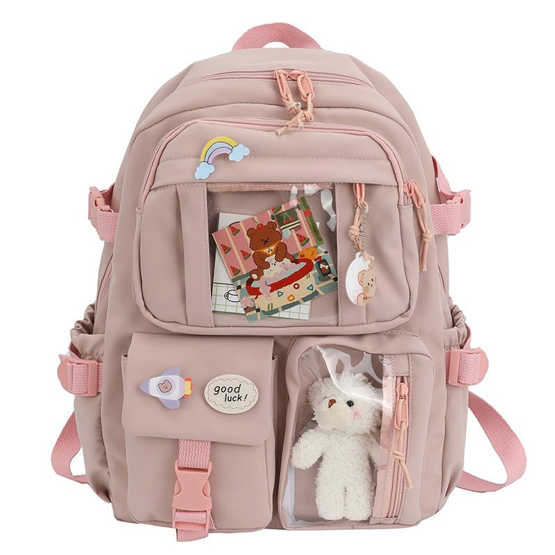 Canvas Schoolbags for Teenage Girls Boys Backpack Women Laptop Rucksack School Bags for Boys Travel Bagpack