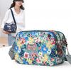 Нейлоновые сумки через плечо для женщин Модная маленькая квадратная сумка Водонепроницаемая вместительная сумка для мамы Женская красочная сумка кроссбоди с принтом