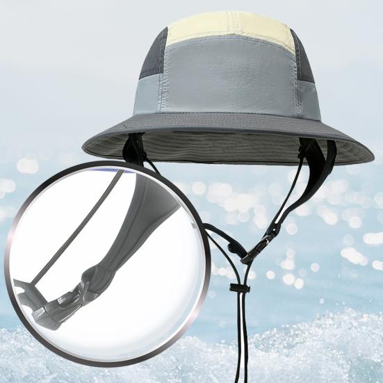 Защитная шляпа-ведро с защитой от солнца, мягкая дышащая, с широкими полями, устойчивая к ультрафиолетовому излучению, водонепроницаемая шляпа от солнца с регулируемым ремешком на подбородке