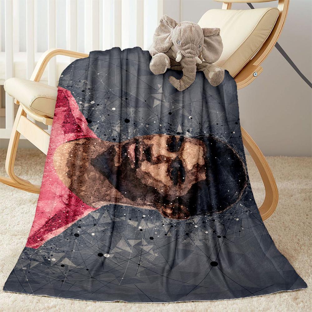 Man Player Celebration Blanket Comfortable Perfect for Sofa Office Chair Couch Four Seasons Universal Modern Ideal Gift For Birthday Valentine'S Day