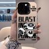 Английские гантели подходят для чехла мобильного телефона Apple 17Promax, чехла iPhone16 vitality, 15 европейского и американского стиля 1413.