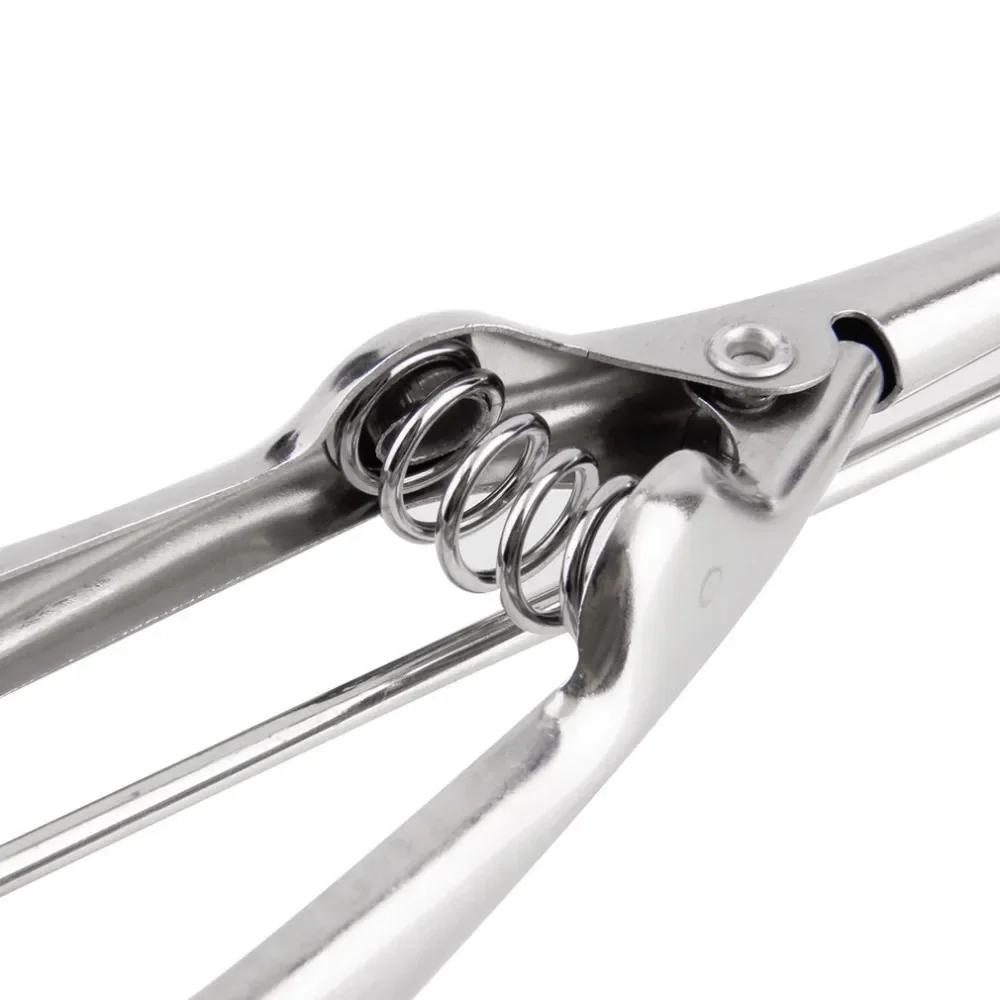 Новая кухонная ложка для мороженого и картофельного пюре, ложка из нержавеющей стали, пружинная ручка, кухонные принадлежности оптом, 3 размера на выбор