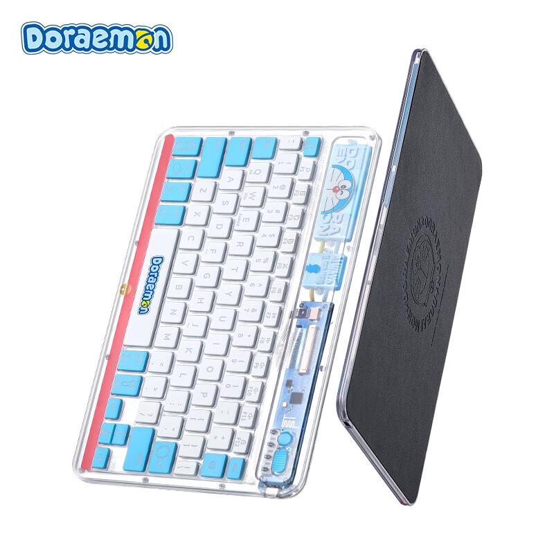 ROCK SPACEROCK Doraemon Wireless RGB Keyboard and Mouse Combo