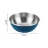 Round Small Sauce Dish Stainless Steel Seasoning Plates Dipping Bowl Appetizer Serving Tray Vinegar Soy Saucer Kitchen Tableware
