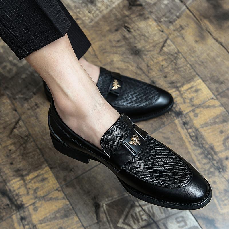 Летние популярные парикмахерские кожаные туфли Британские туфли черные business casual туфли внутреннее увеличение роста