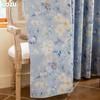 1 шт. LOZUJOJU Шторы в скандинавском деревенском стиле с синим принтом и полными шторами блэкаут для спальни, гостиной, балкона, окна для домашнего декора