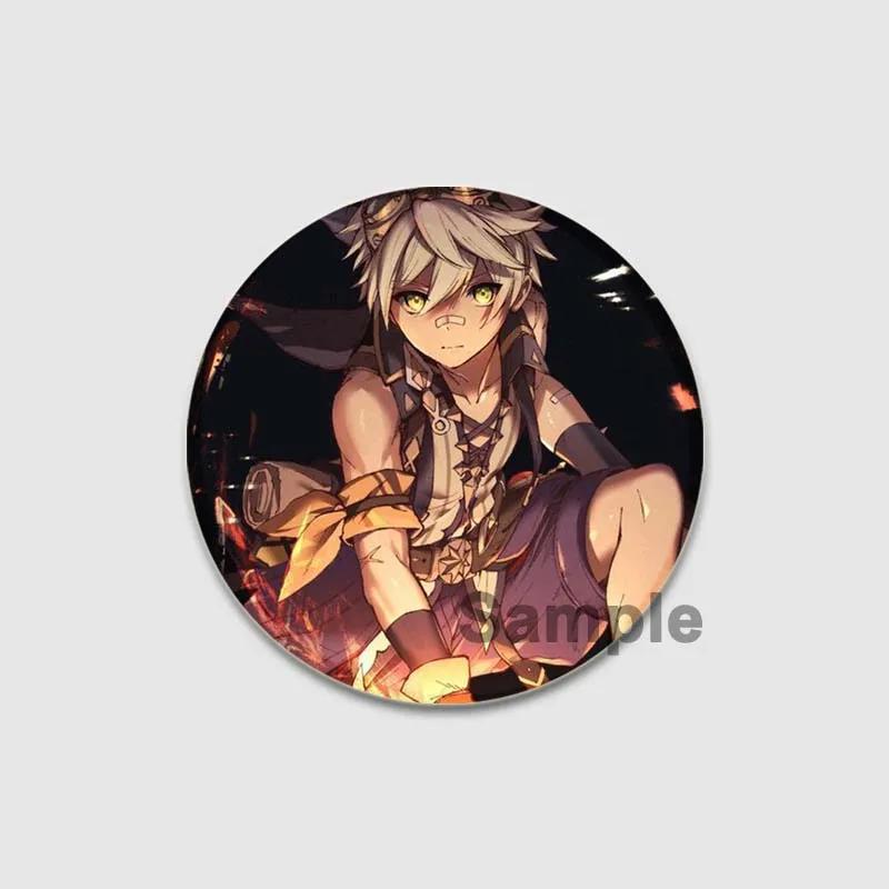 Значки Bennett 32/44/58 мм, аниме-броши ручной работы Genshin Impact, значок на лацкан игрового персонажа, креативный значок в виде мультяшной фигурки, подарочный аксессуар