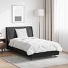 Duvet Set with Pillow 2 pcs White Microfiber